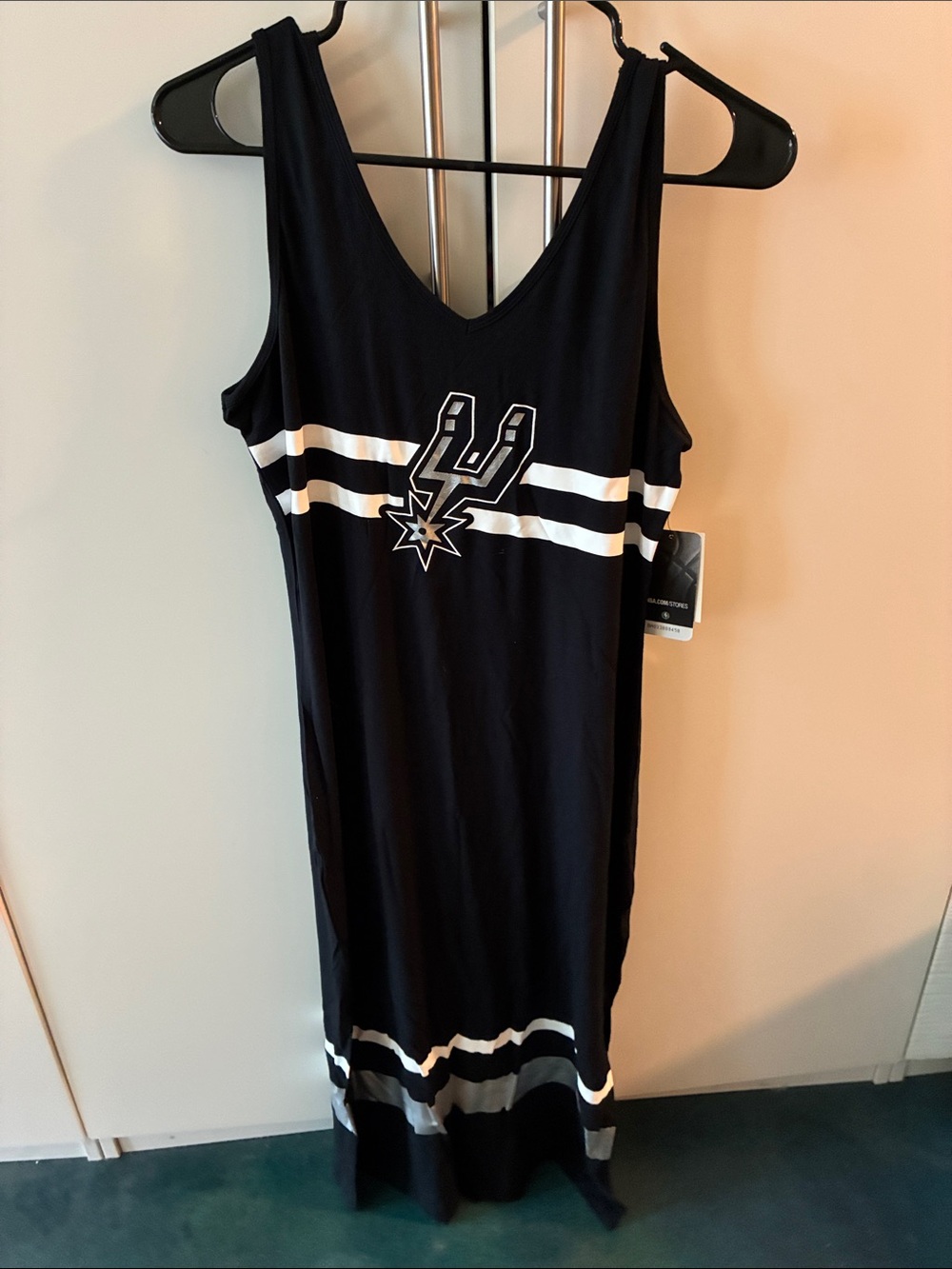 San Antonio Spurs Black & White Team Dress